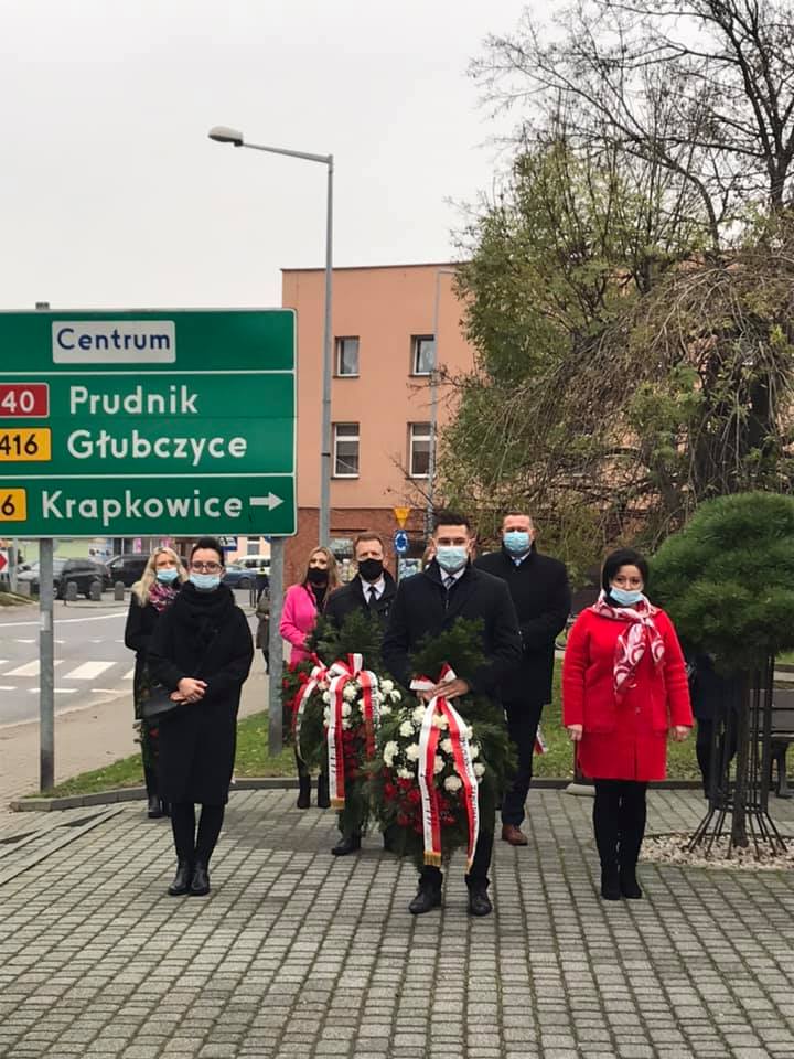 11 listopada w Głogówku złożenie kwiatów