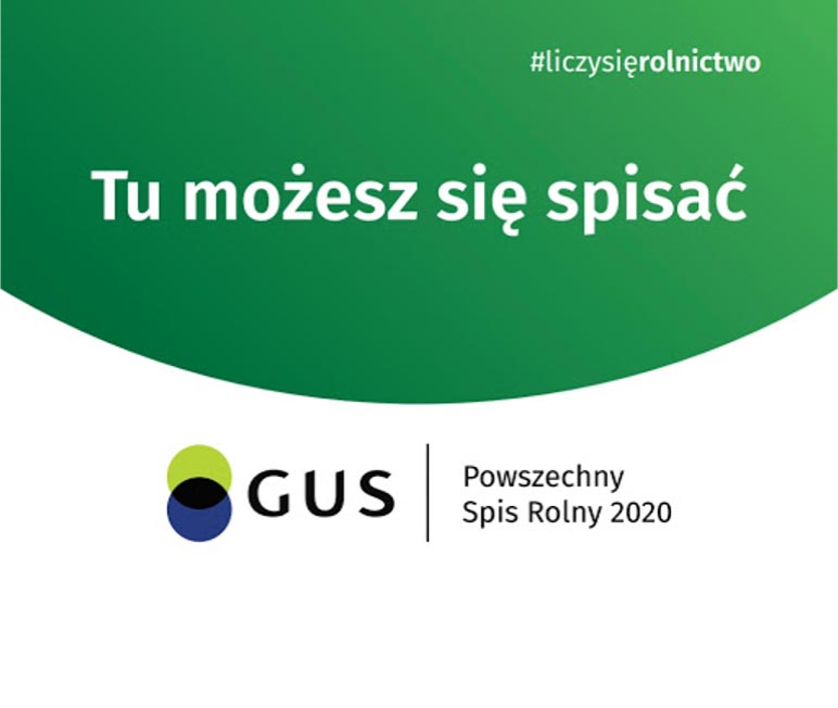 Plakat promujący samospis - zawiera informacje tekstowe oraz logotypy